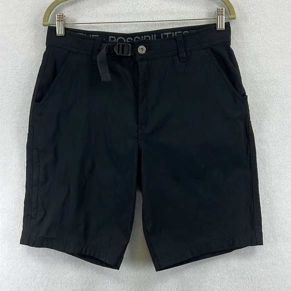Gerry Men’s Venture Shorts Size 32 Black Nylon/Spandex Front/Back Pockets EUC - Picture 1 of 11